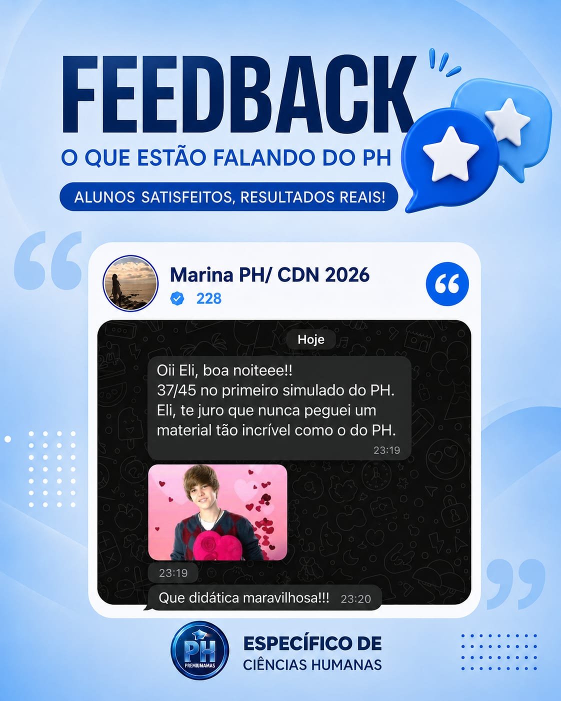 Depoimento de aluna da ProHumanas sobre material e didática